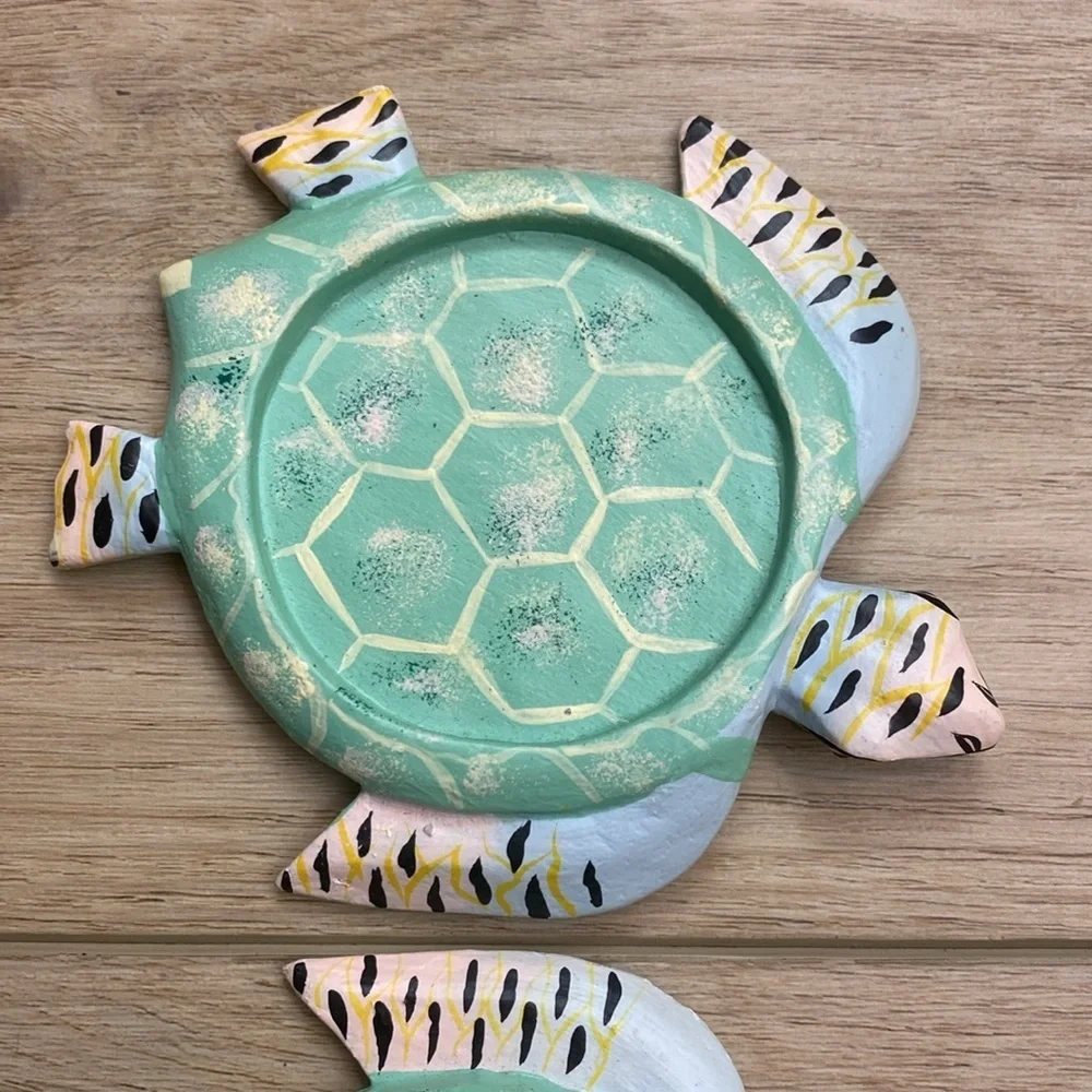 Hand Painted‎ Turtle Coasters